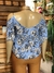 BLUSA ESTAMPA CELESTE