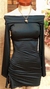 VESTIDO NEGRO CUELLO BOTE en internet