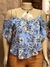 BLUSA ESTAMPA CELESTE - comprar online