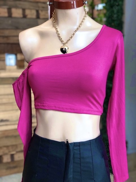 TOPS FUCSIA IRREGULAR