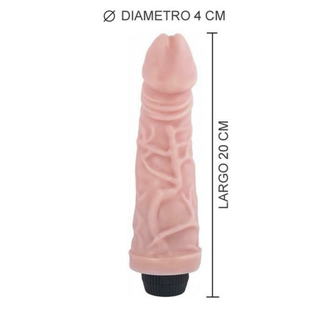 Consolador Siliconado Americano Grande Vibrador