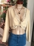 CAMISA BEIGE PUNTILLA - tienda online