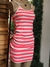 VESTIDO FUCSIA RAYAS