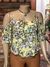 BLUSA ESTAMPA AMARILLA - comprar online
