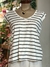 REMERA BLANCA A RAYAS MANGAS JAPONESAS - tienda online