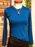 CAMISETA AZUL MARINO CON FRUNCE - comprar online