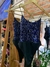 Body azul de lentejuelas Dior