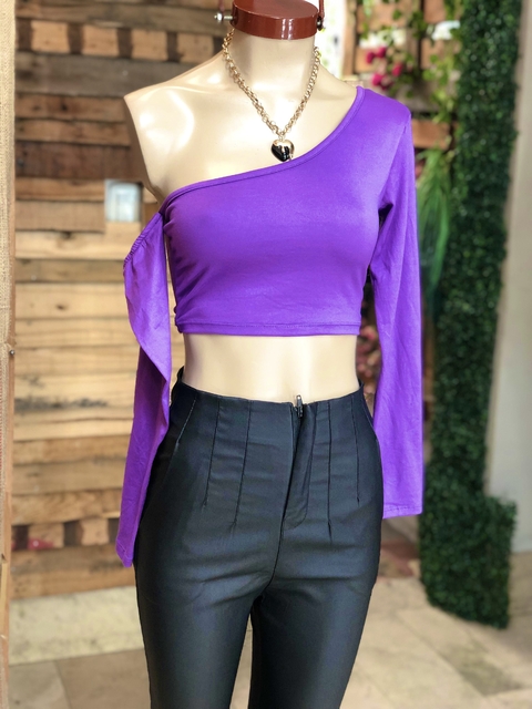 TOPS VIOLETA IRREGULAR