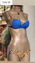 BIKINI AZUL CON ANIMAL PRINT