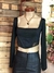 TOPS NEGRO COMBINADO CON MICRO TULL - tienda online