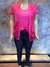 Blusa talle especial fucsia