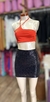 Tops rojo satén - comprar online