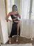 Imagen de VESTIDO NEGRO LARGO ARGOLLAS