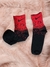 medias nike rojas con negra