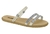SANDALIA FEMININA ADULTO MOLECA FLAT BRANCO OFF CRISTAL 5452.134