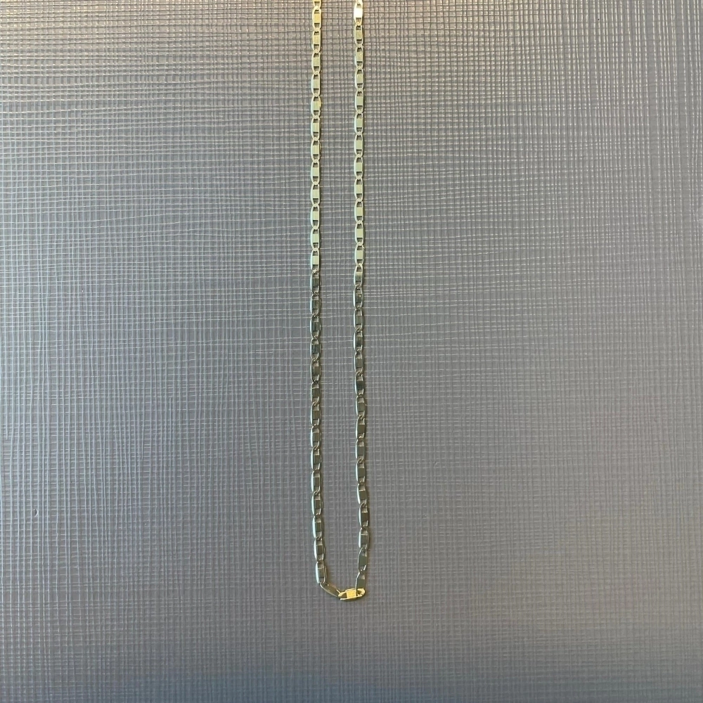 Corrente Piastrine 60cm Ouro 18K/750