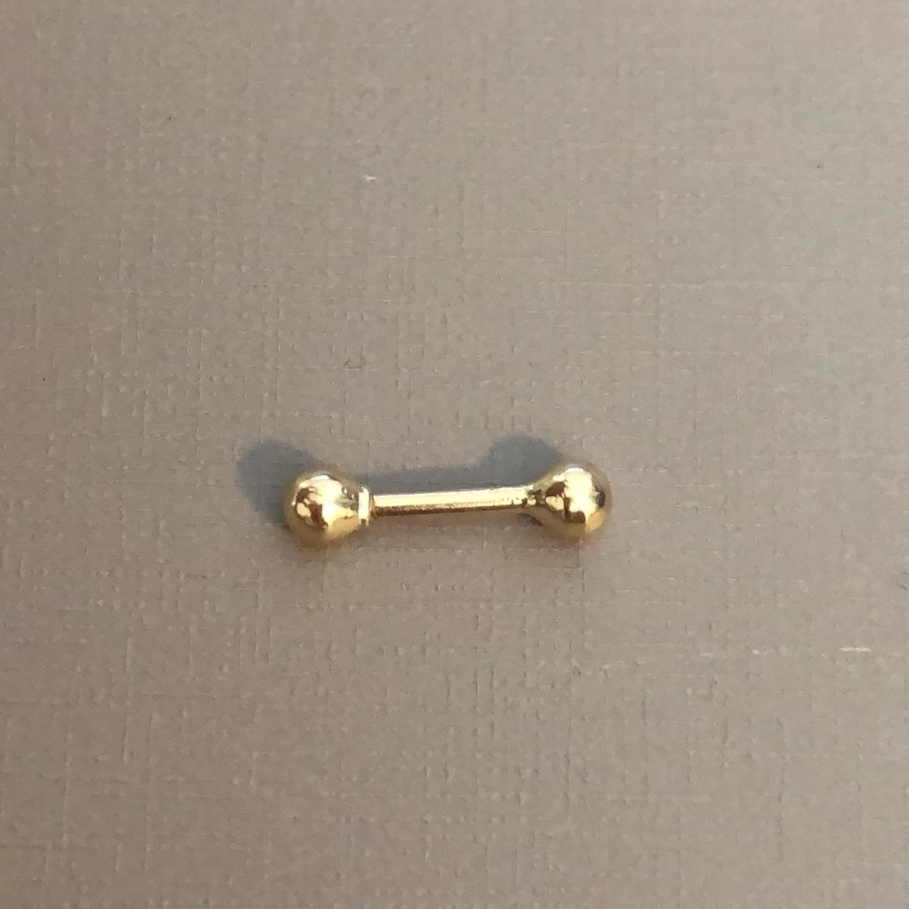 Piercing Bolinha Ouro 18K/750