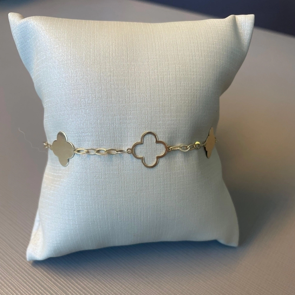 Pulseira Trevo Balão Ouro 18K/750