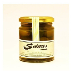 Aceitunas verdes con Almendras Sabores x 180 grs