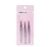 Kit com 3 pinças para sobrancelha