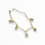 Pulseira folheado a ouro - Cristais transparente + coração gordinho - comprar online