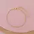 Pulseira corrente 1mm folheada - Dourado