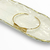 Bracelete folheado a ouro - laço liso