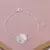 Pulseira mundo folheado - Prata 1000