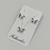 Conjunto colar + brinco borboleta cravejada - Colorida - comprar online