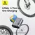 Baseus Inflador Portátil Bicicleta 150PSI Digital Rápido - Teknic