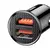 Cargador Auto Baseus 30W USB Dual QC3.0 Carga Rápida en internet