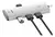 Hub adaptador USB-A x4 USB-A 3.0 25cm Baseus UltraJoy Blanco - comprar online