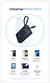 Power Bank Baseus 10000mAh 45W Carga Rápida Display Negro