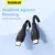 Baseus Cable Tipo C a C 100W 1.2m Carga Rápida Pudding Negro - comprar online