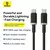 Cable Baseus Usb Tipo C A Usb-c 100w 2m Carga Rápida Dorado - Teknic