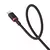 Baseus Cable Dura Tipo C a C 100W 2m Carga Rápida Rojo