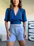 Short Alfaiataria Cinto Encapado