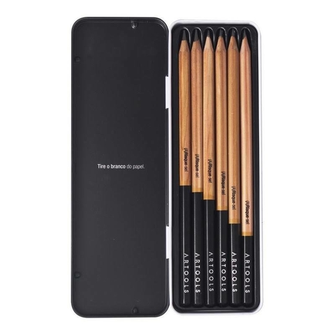 Estojo de Lápis Grafite Artools 6 unidades