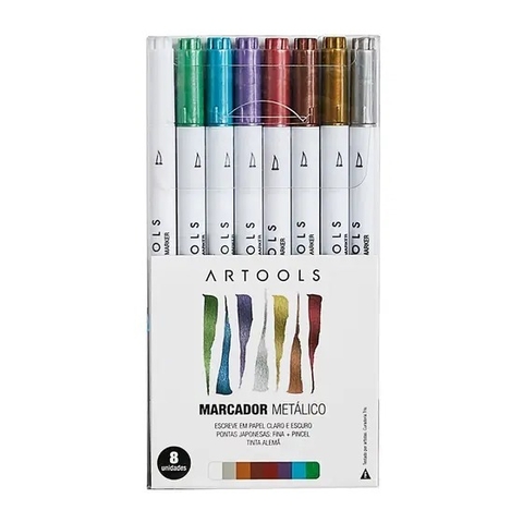Marcador Metálico Artools - 8 cores