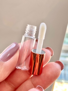 Mini frasco labial para retoque de batom 1.2ml vazio - Rosê gold na internet