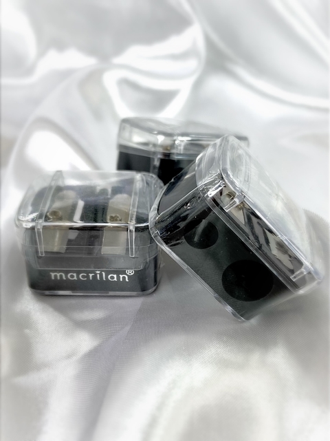 APONTADOR DUPLO PARA LÁPIS DE MAQUIAGEM - MACRILAN