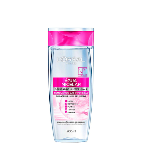 Água micelar L’oréal Paris solução de limpeza 5 em 1