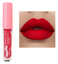 Batom líquido matte red velvet cm06 - Melu - comprar online