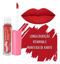 Batom líquido matte red velvet cm06 - Melu na internet