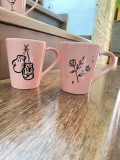 Caneca porcelana personalizável - Riso e Rabisco