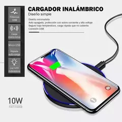 Cargador Inalambrico 10W Color Negro - comprar online