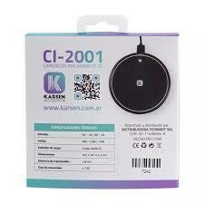 Cargador Inalambrico 10W Color Negro