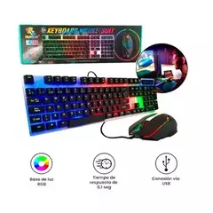Kit Gamer Teclado + Mouse Retroiluminado Yelandar - Tienda Nexus