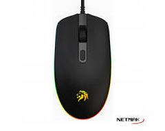 Mouse Gamer RGB Netmak 4 Botones Color Negro - comprar online