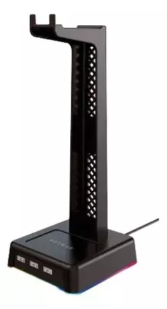 Soporte de Auriculares Gamer RGB Netmak con Puertos Usb - comprar online